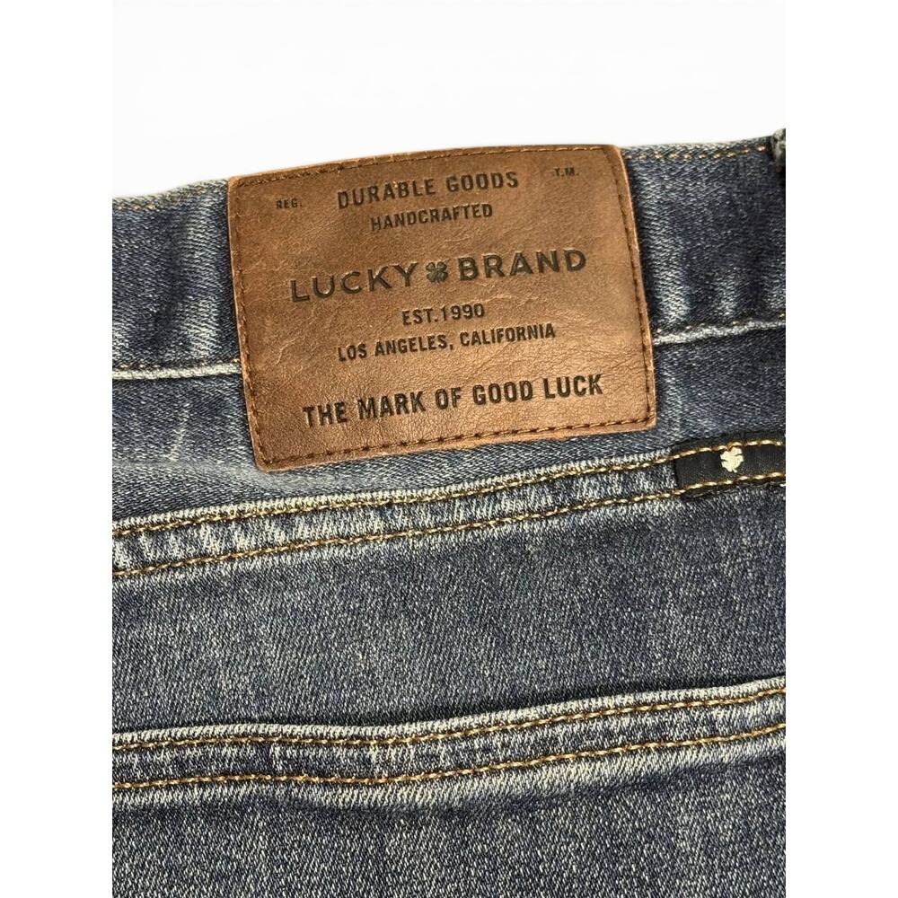 Lucky Brand 121 Heritage Slim Jeans Mens 36x32 Blue Denim Classic Heritage Fit - Picture 5 of 5